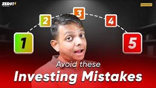 5 BIGGEST investment mistakes to AVOID!