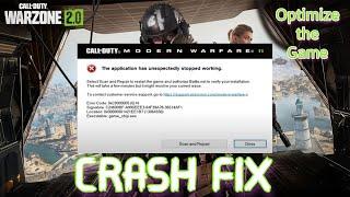 How to Fix Warzone 2.0 Game Crash * Unexpectedly Stop Error on Gameplay & Startup