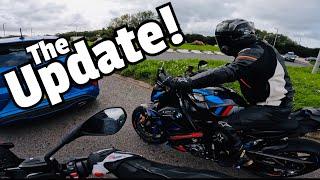 Ducati v4sp, John Palmer, Donnington Park, Oulton Park, Dominos, BMW M1000R, Baz's off and a Wizard!