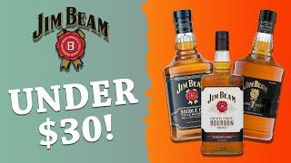 Jim Beam Whiskey Priced Below $30