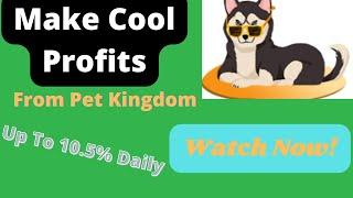 MGM Pet Kingdom Site | Earn Up To 10.5% Daily | How To Make Money Online | Free Earning Site?