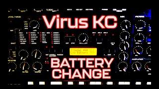 Virus KC - Replacing the Battery (including factory backup)