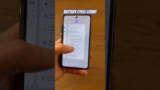 Google has added battery cycle count to the latest Android 14 beta! #pixel #googlepixel #android