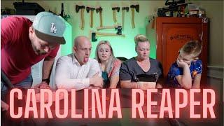 Eating the Carolina reaper!