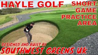 HAYLE GOLF SHORT GAME AREA BUILT BY SOUTHWEST GREENS UK