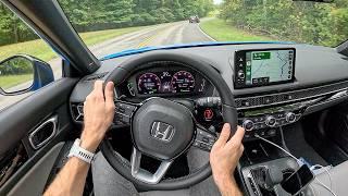 2025 Honda Civic Hybrid Hatch - Refining The Entry Level (POV Binaural Audio)