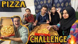 Eating pizzain 3 minutes Challenge||part 2|| kisi sy bhi khatam na ho saka