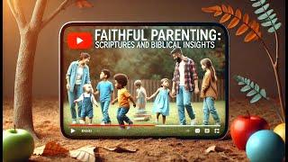 Faithful Parenting: Scriptures and Biblical Insights!