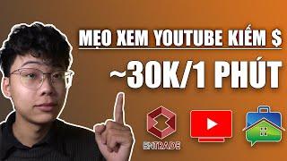 Mẹo Xem Youtube Kiếm Tiền - App Kiếm Tiền Online 100k/1 Ngày - Hana App Like Facebook Kiếm Tiền