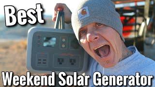 Finding the BEST solar generator for weekend camping