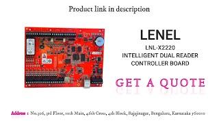 LENEL LNL-X2220 INTELLIGENT DUAL READER CONTROLLER BOARD