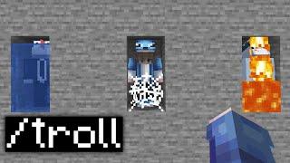 Minecraft'ta Yayıncıları TROLL Komutları İle TROLLEDİM! *intikam