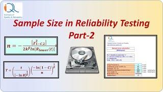 Sample size in Reliability Testing: Part-2