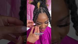 Fire Loc Style by NappStar. Book appointment at NappStar.com#locs #locnation