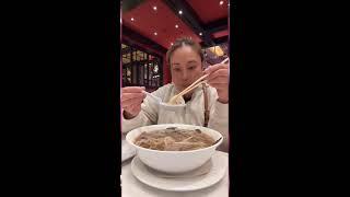 eating yummy pho noodles #asmr #noodles