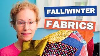 Fall and Winter Fabrics for Sewing!