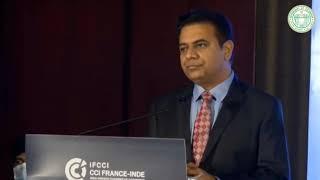 Minister KTR speech at the ​4th edition of Indo-French Investment Conclave in Hyderabad