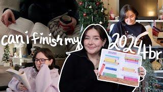 can I finish my 2024 tbr  *spoiler free reading vlog* bookmas day 10