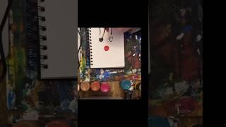 Rudolph the rednosed reindeer painting on YouTube live