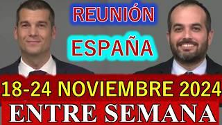 Reunion Vida Y Ministerio Cristianos ESPAÑA 18 al 24 de Noviembre 2024