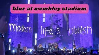 Blur at Wembley Stadium, Saturday 8th of July 2023 | Scruffy Storms