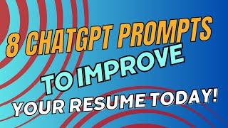 Chatgpt Prompts for Resume l Chat Gpt Resume Prompts l Murad Learners Academy