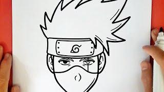 COMO DESENHAR O KAKASHI DO NARUTO