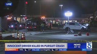 Innocent driver killed during SoCal police pursuit