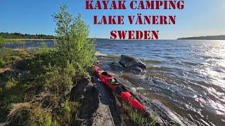 NATURE FIGHTS BACK! Kayak Camping Sweden's Largest Lake, Vänern, Karlstad to Hult Part Two 4K VIDEO