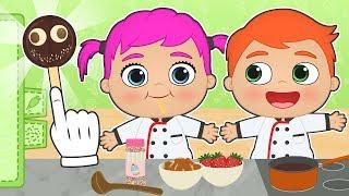 BABY ALEX AND LILY ‍ How to Make Chocolate Lollipops | Recipes for Children