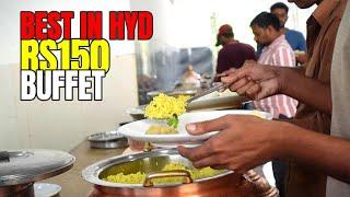 Best Buffet Lunch at Madhapur | 18 Years Old  Annapurna Mess | Rs 150 Only | Veg Meals