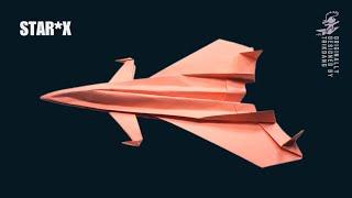 EASY PAPER AIRPLANE - How to make a Paper Airplane that Flies | Star*X