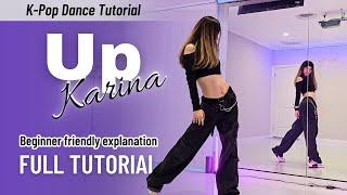 Learn the Complete Choreography of 'Up' by Karina (aespa) | Step-by-Step Full Tutorial Mirror