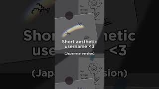 #shorts short Japanese username ideas  ||  Aesthetic Idea's || Khushi's Vibe 