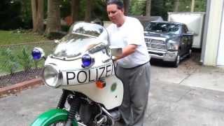 1974 BMW R60/6 POLIZEI - STARTS, RUNS AND MAKES NOISE!