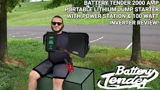 Battery Tender 2000 AMP Portable Lithium Jump Starter with Power Station & 100 Watt inverter Review!