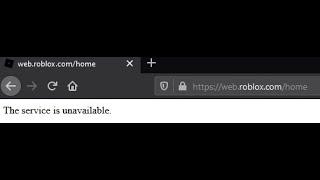 The Roblox website is being ddosed (its broken)