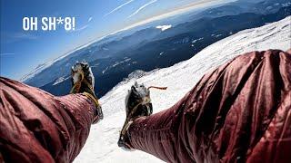 A scary paragliding flight off Mount St Helens!