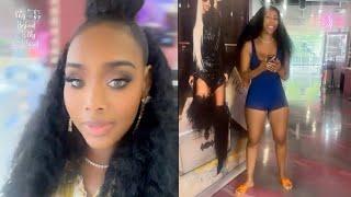 Mendeecees Wife Yandy Stops By Bambi's House Of Shimmer To Buy Her 1st Blonde Wig! ‍️