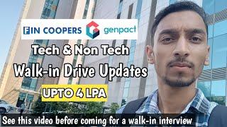 Direct Walk-in Interview  in Fin Coopers Tech | Genpact | Salary Upto - 30k in Hand |