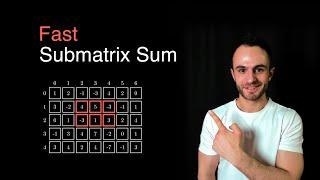 2D Prefix Sum and Submatrix Sum Queries