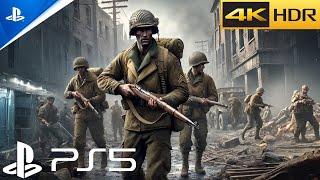 (PS5) Fight for Freedom 1945 | Ultra Realistic Immersive Graphics Gameplay [4K HDR] Call of Duty