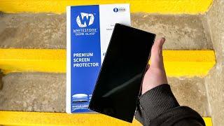 Samsung Galaxy S22 Ultra Whitestone Dome Premium Glass Install and Review!