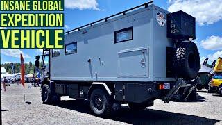 Inside $500,000 insane Global Expedition Vehicle | Van Tour | 4x4 diesel | #Overland Mansion