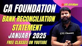 L 1 I Bank Reconciliation Statement CA Foundation I Free CA Foundation Classes on YouTube