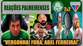 REAÇÕES PALMEIRENSES - PALMEIRAS 2x2 FORTALEZA - EMPATE FRUSTRANTE - VAMOS RIR DO PALMEIRAS!