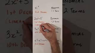 What is a Polynomial and How do we Name Them?