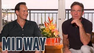 Patrick Wilson & Dennis Quaid interview for Roland Emmerich's WW2 drama Midway