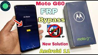 Moto G60 FRP Bypass Android 11 | Moto G60 Google Account Bypass Without Pc | New Solution 2022 |