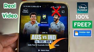 How To Watch India Vs Australia Match Hotstar, IND vs AUS live Test match today kaise dekhe Free me?